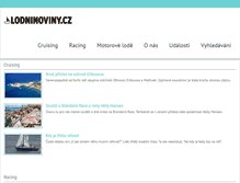 Tablet Screenshot of lodninoviny.cz